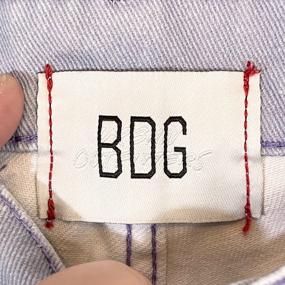 BDG Women's 100% Cotton Sunset Seagull Ombre High Waisted Cowboy Jeans Size 24 - Picture 6 of 11